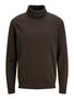Jack & Jones Rollkragenpullover mit Rippb�ndchen und Logo-Patch