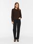 Weicher Pullover mit Rundhals und langen �rmeln
