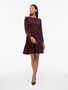 Elegantes Langarm Minikleid mit R�schen