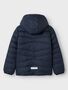 Steppjacke mit Kapuze und Rei�verschluss f�r kalte Tage