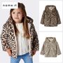 Tiermuster Jacke mit Kapuze und Rei�verschluss f�r Herbst