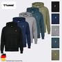 Bequemes Kapuzenpullover Rundhals K�ngurutasche Logo