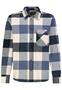 Kariertes Langarmhemd mit Brusttasche und Druckkn�pfen