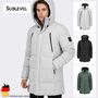 Stylische Winterjacke mit abnehmbarer Kapuze