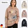 Kapuzensweatshirt mit buntem Motivprint