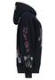 Kapuzensweatshirt mit buntem Motivprint