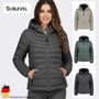 Daunenjacke mit Kapuze und Rei�verschluss f�r Outdoor