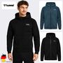 Fleece-Hoodie mit Kapuze Rei�verschluss und K�ngurutaschen