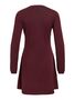 Elegantes Midi-Kleid mit langen �rmeln