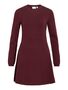 Elegantes Midi-Kleid mit langen �rmeln
