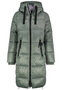 Lange Jacke mit Kapuze und Rei�verschluss f�r kalte Tage