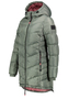 Warme Winterjacke mit Kapuze und Rei�verschlusstaschen