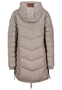 Warme Winterjacke mit Kapuze und Rei�verschlusstaschen