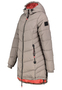 Warme Winterjacke mit Kapuze und Rei�verschlusstaschen