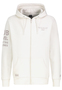 Sweat Zip Hood mit urbanem Design und Schriftzug Details