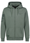 Sweat Zip Hood mit urbanem Design und Schriftzug Details