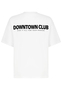 Oversized T-Shirt mit Downtown Club Logo Slogan