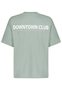 Oversized T-Shirt mit Downtown Club Logo Slogan