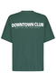 Oversized T-Shirt mit Downtown Club Logo Slogan