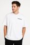 Oversized T-Shirt mit Downtown Club Logo Slogan
