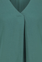 Langarmbluse mit V-Ausschnitt und elastischem Saumabschluss