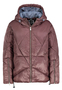 Steppjacke mit Kapuze und Rei�verschluss f�r k�hles Wetter
