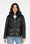 Steppjacke mit Kapuze und Rei�verschluss f�r k�hles Wetter