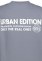 Urban Edition Sweatshirt Rundhals mit Rippblende