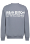Urban Edition Sweatshirt Rundhals mit Rippblende
