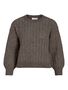 Bequemer, gestreifter Pullover fr kalte Wintertage