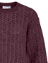 Bequemer, gestreifter Pullover f�r kalte Wintertage