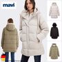 Steppjacke mit Kapuze Winterjacke Warm mit Taschen