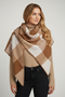 Eleganter Karierter Warmer Schal f�r Herbst & Winter