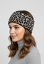 Leop-Print Stirnband aus Strick Modisch Warm