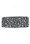 Leop-Print Stirnband aus Strick Modisch Warm