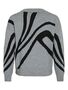 Moderner Pullover mit abstraktem grafischem Design