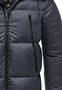 Winterjacke mit Kapuze gl�nzend Fleecekragen und Rei�verschlusstaschen
