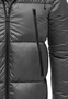 Winterjacke mit Kapuze gl�nzend Fleecekragen und Rei�verschlusstaschen