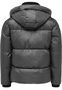 Winterjacke mit Kapuze gl�nzend Fleecekragen und Rei�verschlusstaschen
