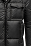 Winterjacke mit Kapuze gl�nzend Fleecekragen