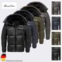 Winterjacke mit Kapuze gl�nzend Fleecekragen