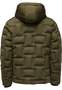 Winterjacke mit Kapuze Warm Gef�ttert Steppmuster