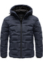 Winterjacke mit Kapuze Warm Gef�ttert Steppmuster