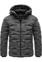 Winterjacke mit Kapuze Warm Gef�ttert Steppmuster