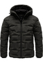 Winterjacke mit Kapuze Warm Gef�ttert Steppmuster