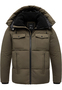 Winterjacke mit Kapuze warm gef�ttert