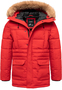 Winterjacke warm gef�ttert Kapuze 4 Taschen