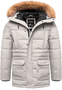 Winterjacke warm gef�ttert Kapuze 4 Taschen