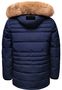 Winterjacke warm gef�ttert Kapuze 4 Taschen