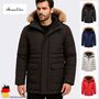 Winterjacke warm gef�ttert Kapuze 4 Taschen